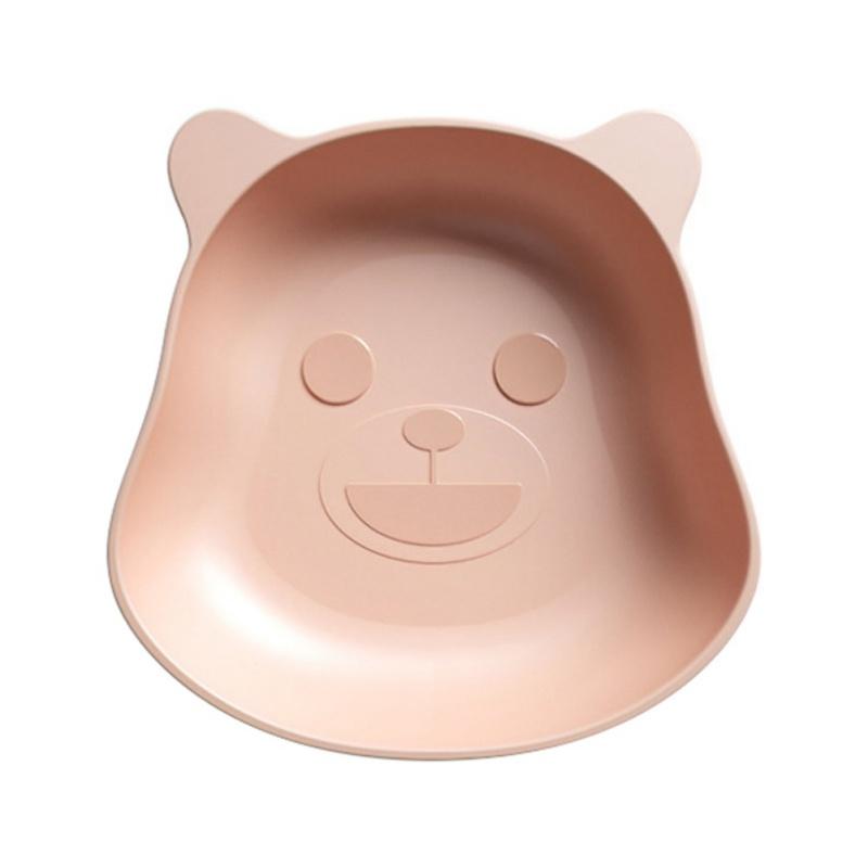 

Мультяшная настольная тарелка-вертел, антикапельная фруктовая тарелка, креативная тарелка в форме динозавра, медведя, кошки, фруктовая закуска, обеденная тарелка