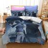 Anime Naruto Bedding Set Double Duvet Cover Comforter Akatsuki Itachi Sasuke Kakashi Sheet Bedspread Birthday Christmas Gift