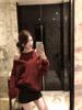 Women's High Waist Brown Wool A-Line Skirt - Autumn/Winter Retro, Anti-Exposure, Hip-Hugging Style