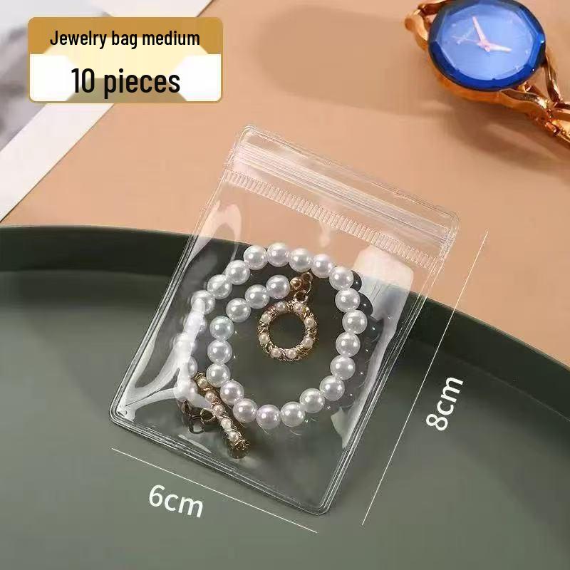 Jewelry Organizer Box - Transparent Anti-Oxidation Storage for Necklaces, Rings, Earrings, and Nails