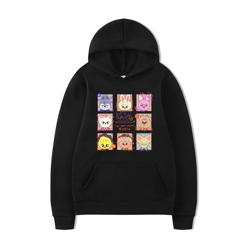 Skids Cartoon Cat Sweater Men'S And Women'S Autumn And Winter Couple'S Top Pullover Fleece Sweater