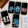 S-Six SS S-Seven 67 Telefonikate Samsung Galaxy A73, A72, A71, A70, A53, A52, A51, teistele, pehme must kate