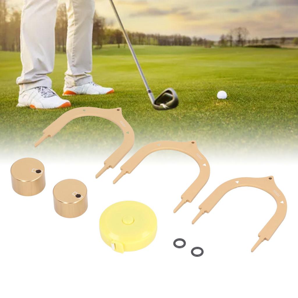 3PCS Putting Gates Aluminum Alloy 3 Different Size Portable Putting Arch Practice Training Aid with Storage Bag for Indoor Outdoor