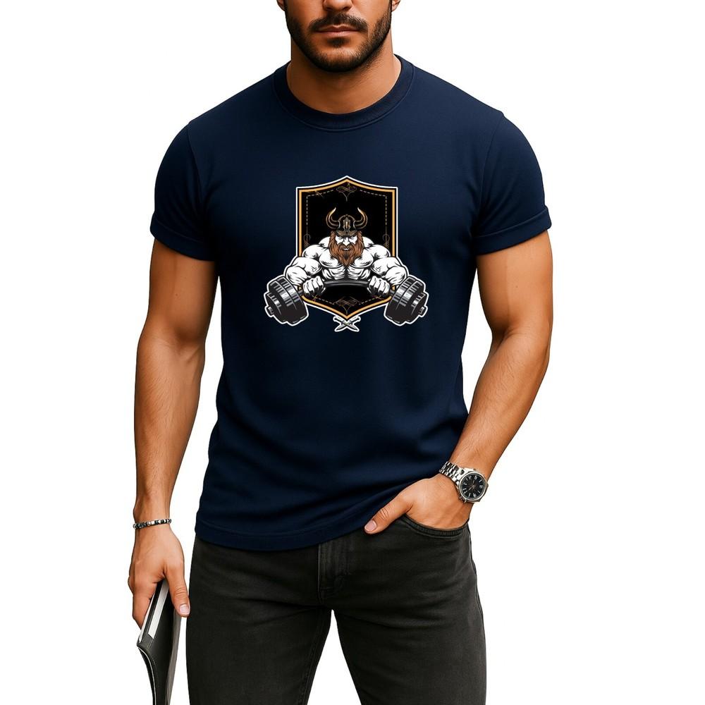 Viking Warrior Gym T-Shirt Norse Gym Shirt - Gym Motivation, Gift Tee, Gym Worko