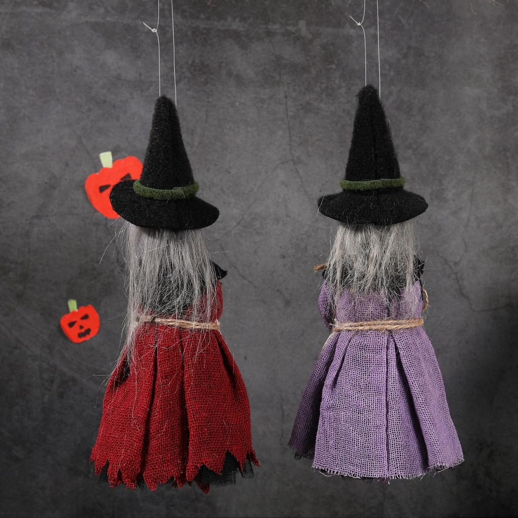 Haunted House Ceiling, Halloween Decorations, Scene Decoration, Hanging Decorations, Halloween Gifts, Brooms and Witch Pendants