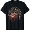 Skeleton Roman Soldier Roman Legionaire Swordsman Roman Art T-Shirt