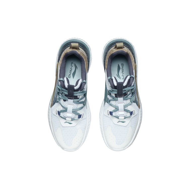 Li Ning Starfire Rebound Cushioning Low Top Sneakers Women Sneakers Standard-White AGLR092-6