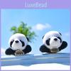 Doce E Adorável Pingente de Pelúcia de Ovelha Branca de 15cm Broche de Panda Brinquedo Chaveiro Para uma Atmosfera Alegre