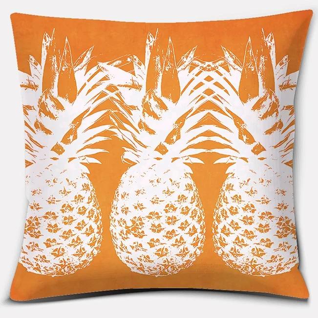 

Украшение дома Яркая оранжевая серия Подушка Подарок Офис Спальня Диван Автомобильная наволочка 66x66cm бордовый