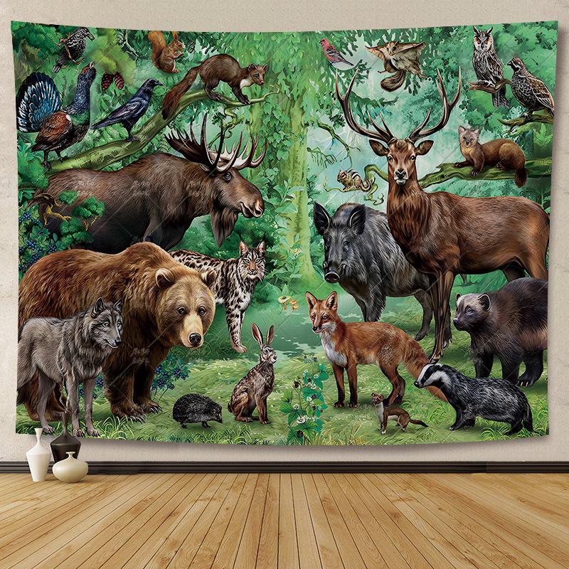 Bohemian Animal Tapestry - Ins Style Mandalay Background Cloth