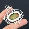 Natürlicher Unakit Edelstein Indischer Schmuck 925 Sterlingsilber Anhänger Für Mädchen