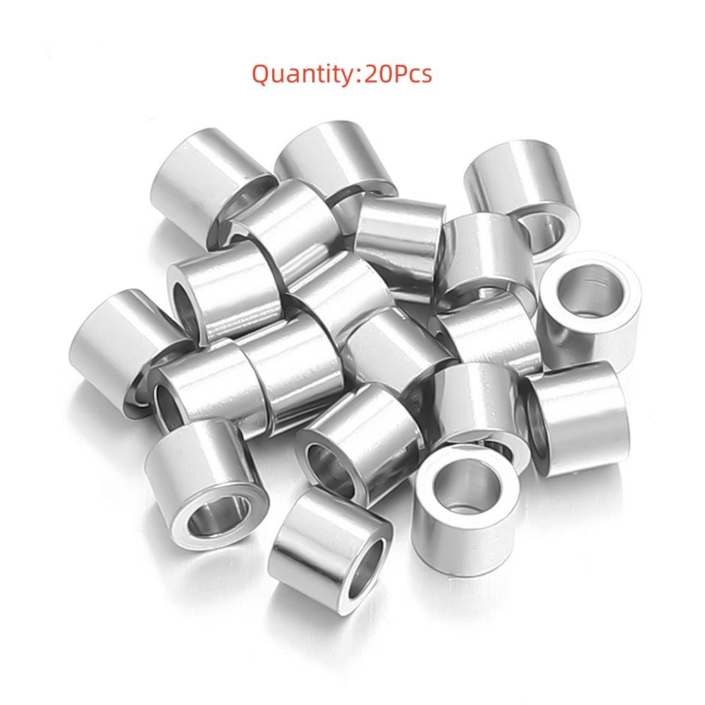 High Quality Stainless Steel Beads Square Round Wheel Shaped Loose Spaced Beads For DIY Charms Bracelet Jewelry Accessories