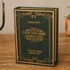 Leather Texture Faux Book Box Book Shaped Book Shaped Storage Box  Photography Prop