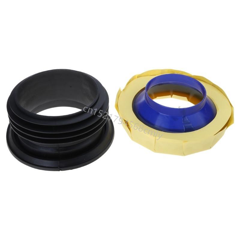 Toilet Bowl Gasket Flange Rings Toilet Spill Sealing Rings Easy Installation 6XDE