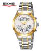 SKMEI 2445 Watch Brand Men's Electronic Quartz Luminous Alarm Clock Countdown Waterproof Stainless Steel Strap Men Digital Watch