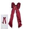Christmas Tree Bow Decoration Large Polyester Red Bows Christmas Tree Decorations For Party Indoor Bedroom Outdoor