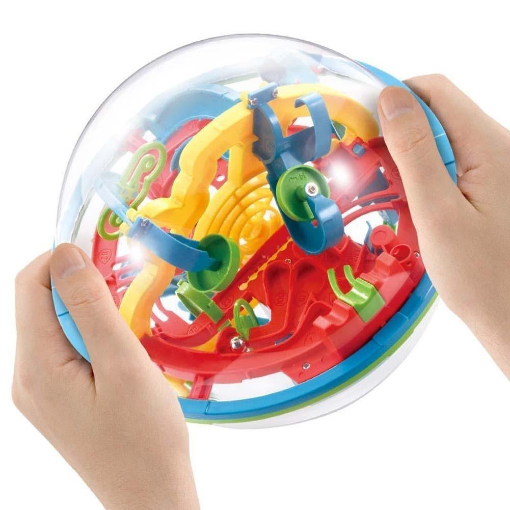 100-trinns 3D-ball med gave Pedagogiske leker Puslespill Balanse Logic Ability Spill for barn Voksne