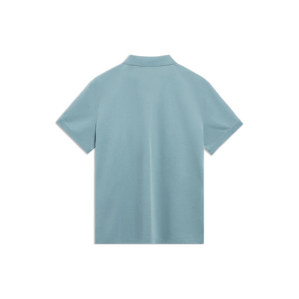 Li Ning Polo Shirt Men's Cyan Bronze APLT019-7