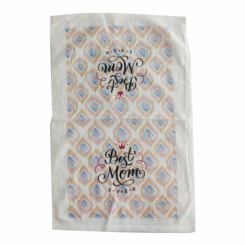 1Pc 41x64cm Thicken Flower Fruit Printed Cotton Kitchen Tea Towel Dish Cleaning Cloth Table Napkins Cooking Tool