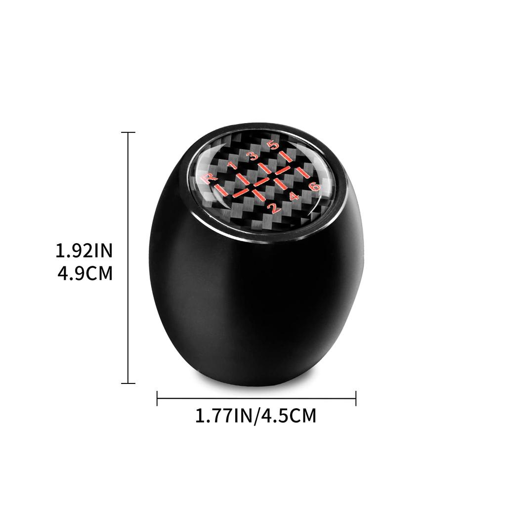 KUNGKIC Shift Pattern Sticker for Toyota GR86 ZN8 and Subaru BRZ ZD8 Stylish Interior Parts and Made with Real Carbon Fiber and Aluminum Alloy