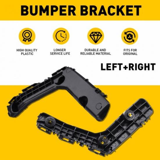 Bumper Bracket For 2014-2016 Toyota Corolla of Set 2 Front Left & Right Side