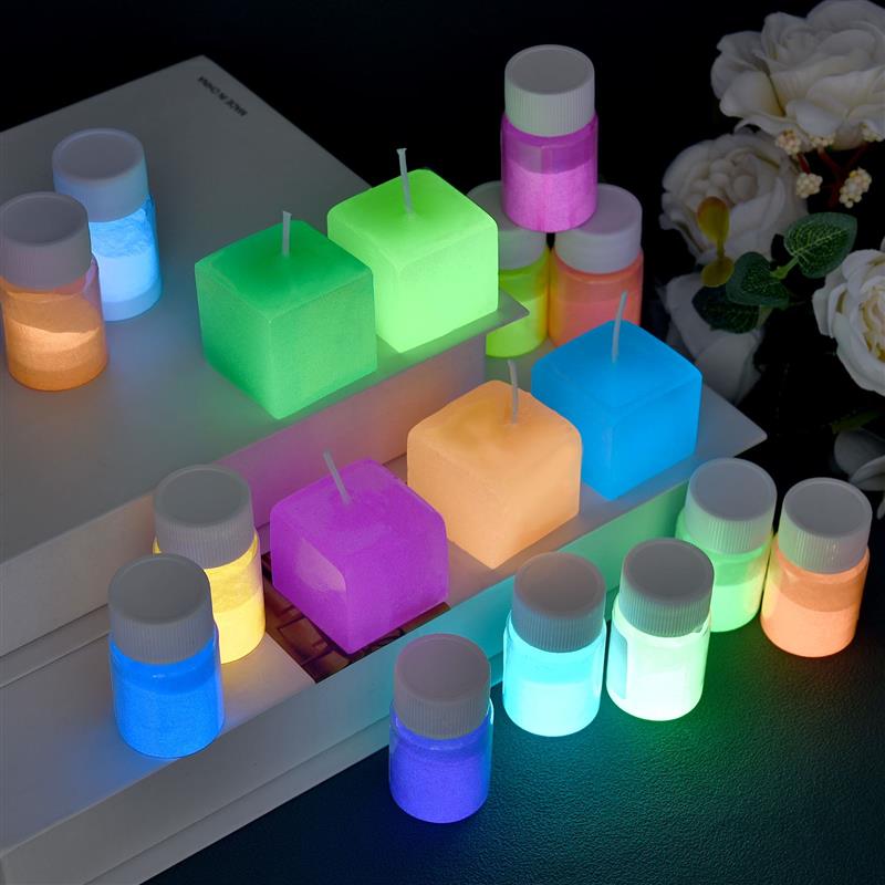 20g/Bottle Noctilucent Natural Mica Mineral Powder Soap Candle Epoxy Resin Dye Pearl  DIY Jewelry Crafts Making Accessory