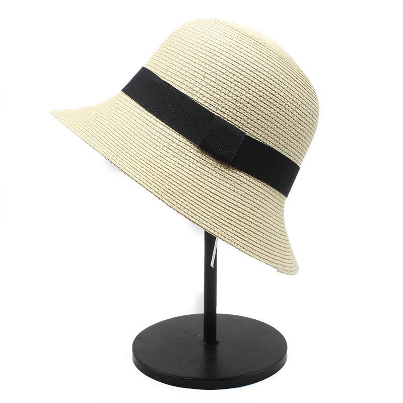 Summer Japanese Straw Hat Bucket Hat Women'S Breathable Sunshade Bucket Hat Casual Bell Basin Hat Tide