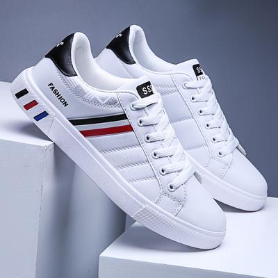 Mode Witte gevulkaniseerde sneakers jongens goedkope platte comfortabele schoenen mannen herfst lente 2024 mode sneakers