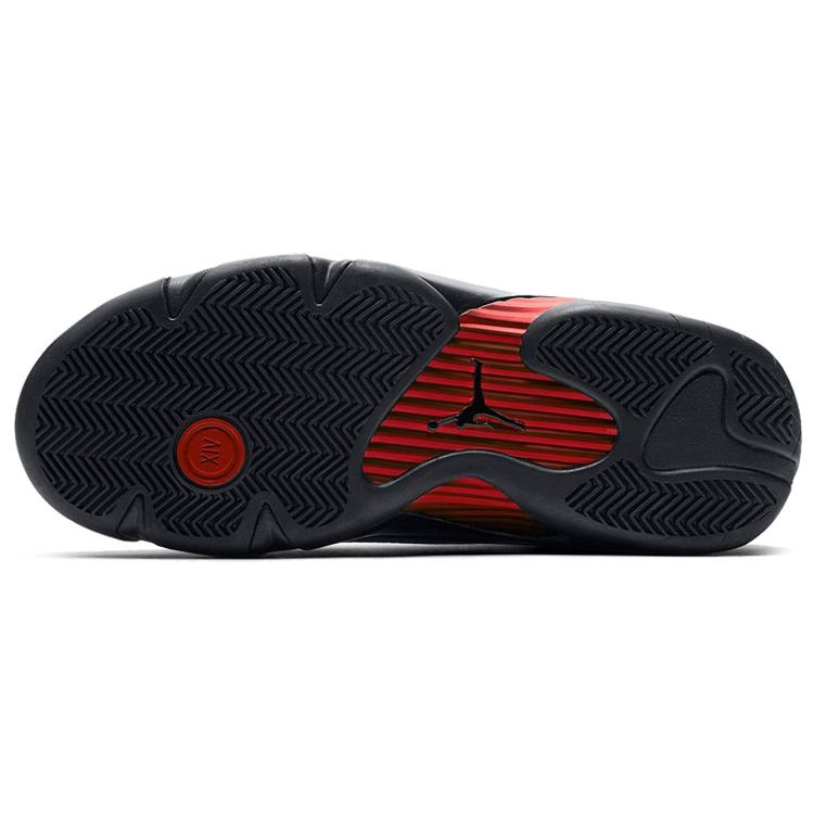 Air Jordan 14 Retro Last Shot 2018 Men Sneakers Black Varsity-Red 487471-003