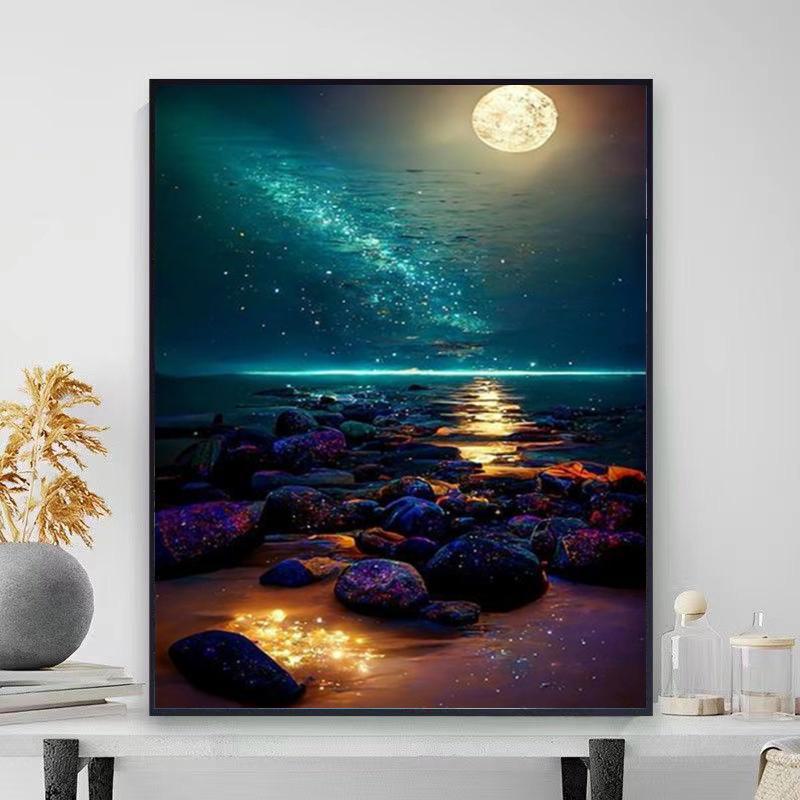 

Безрамный комплект для алмазной живописи «Цветы тюльпана» — 5D, круглая и квадратная 30*40cm; YY-1035