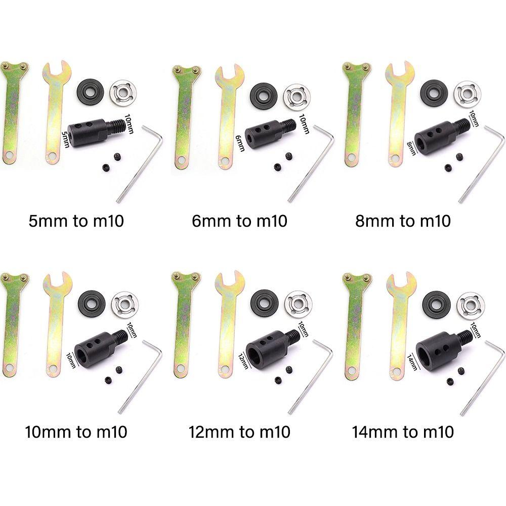 Pneumatic Tool Kit Coupling Shaft Saw Blade Connector Convert Connecting Rod M10 Adaptor Screw