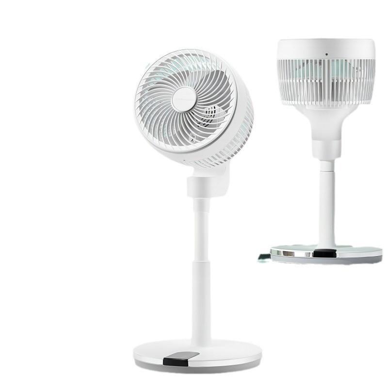 Podlahový ventilátor s cirkulací vzduchu Tichá cirkulační ventilátor pro domácnost Tichý ventilátor s třesoucí hlavou Dvouúčelový elektrický ventilátor pro plošinu a zem