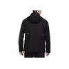 Nike Solid Color Stand Collar Hooded Jacket Men Jackets Black DQ6641-010