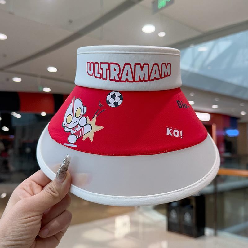 Children's Hat Girl Cartoon Big Hat Brim Sun Protection Hat Little Girl Outdoor Summer Sky Top Sun Hat