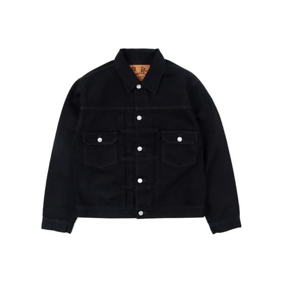 

[Kojima Jeans] KOJIMA GENES 13oz Black Dot Selvedge Denim Jacket 2 Types Made in Japan Men s Tops Okayama Denim One Wash RNB-5076