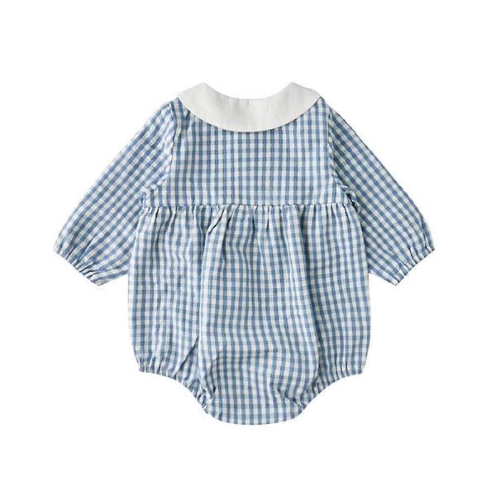 Mink Mui Check Woven Bodysuit Set 36113 604 02