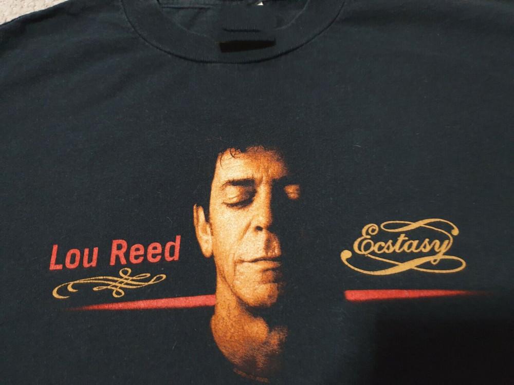 Винтажная футболка LOU REED ECSTASY TOUR для мужчин и женщин, размер S-4XL, унисекс L