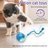Indoor Cat Interactive Toy Ball, Fast Rolling On Carpet, Chirping and Motion Activated Cat Toy