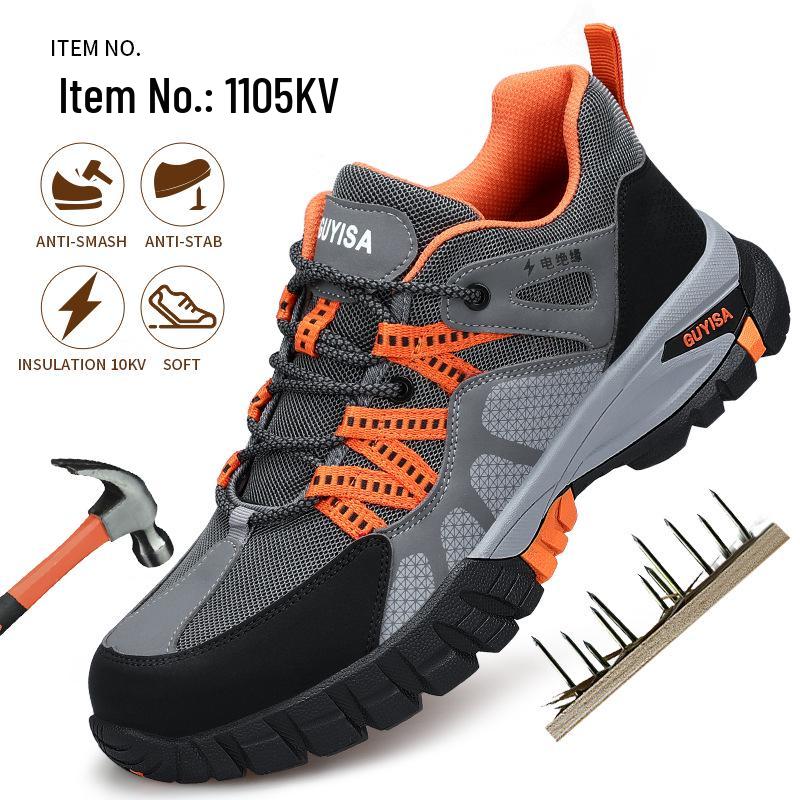 Men's Winter Steel Toe Safety Work Shoes: Anti-Smash, Anti-Puncture, Comfortable