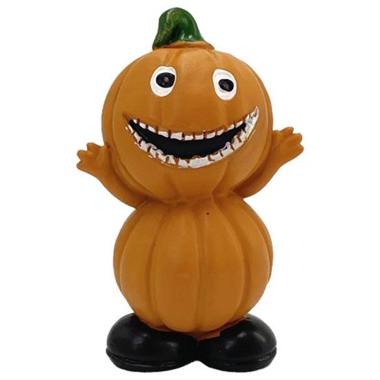 Hand-painted Pumpkin Figures Halloween Figure Ornaments, Hand-Painted Resin Decorations with Unique Cute Figurines Expressions, Figurine for