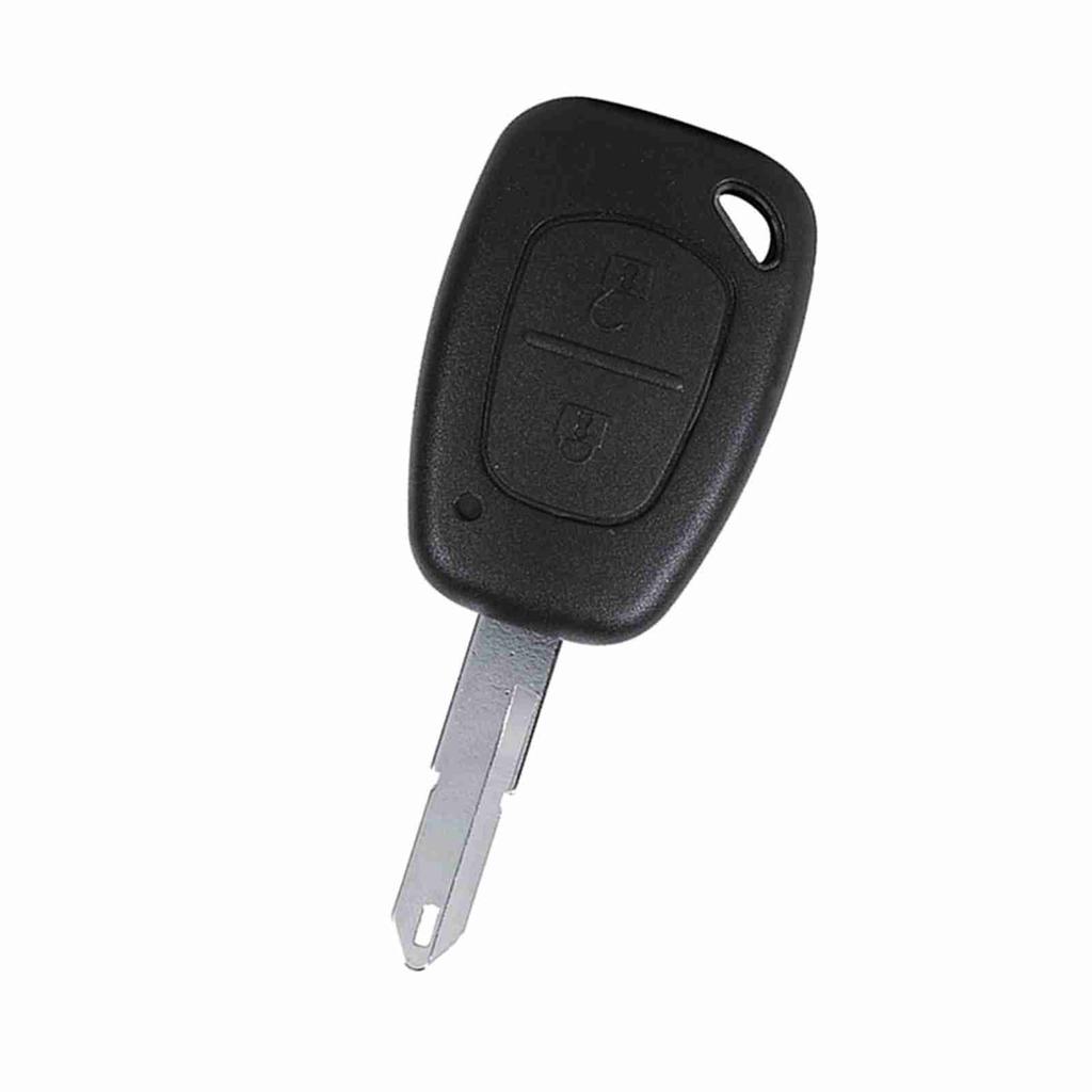 2 Buttons Not Uncut Blank Car Key   Case for   [Remote Key Replacement]