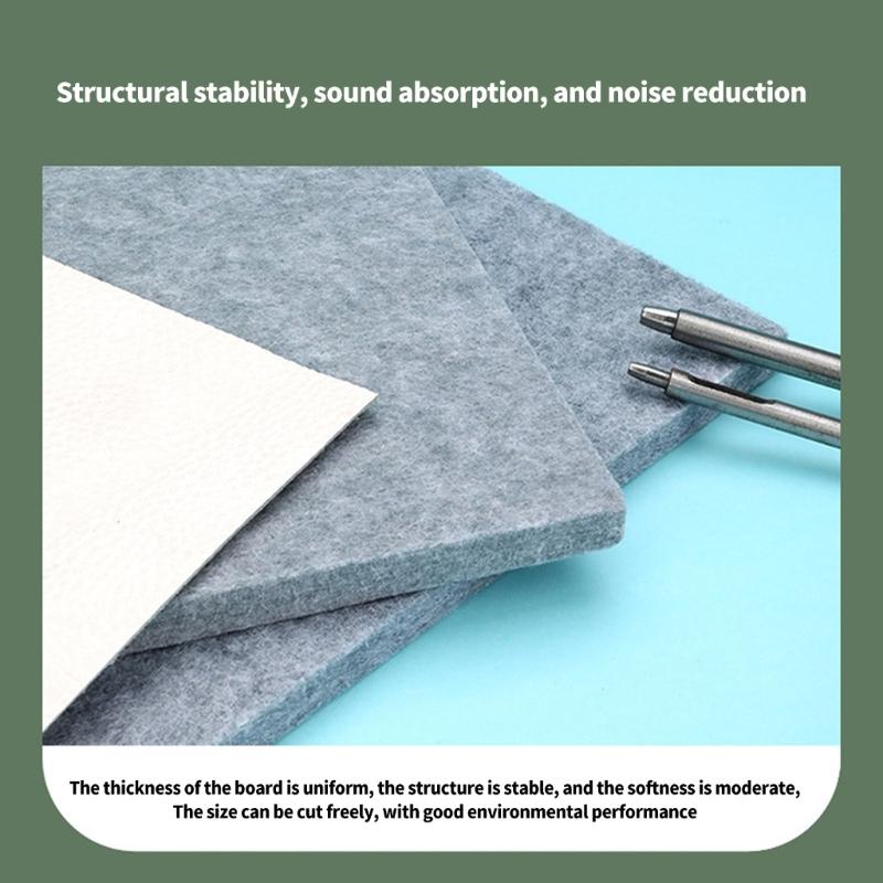 Hole Punch Mat Leather Punching Mat Hole Punching Chisel Mat Sound Insulation Mat for Leather Working