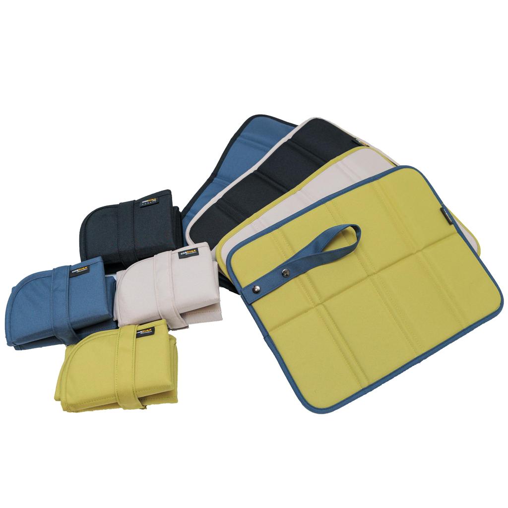 Sauna Mat CORDURA Cordura XPE Moisture Proof Mat Foldable Hand Washable Water Repellent Quick Drying [Beacon Inc.] (Khaki)