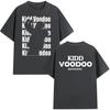 Singer Kidd Voodoo Album Tour 2026 Pattern Fashion Tshirt Summer Mens Women Hiphop Gothic Pure Cotton Retro Shortsleeved Top
