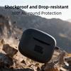 Anti-fall Earphone Case Silicone Dustproof Headphone Protective Case with Carabiner Anti Scratch for JBL Tune Buds 2