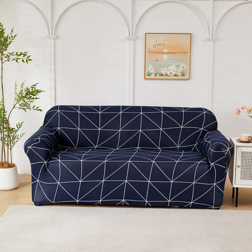Elastic Printed Sofa Cover Universal Stretchable Slipcouch Protector Furniture Protector