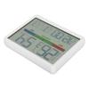 LED Desk Clock with with Temperature and Humidity Display 240mAh 1224H Digital Alarm Clock with