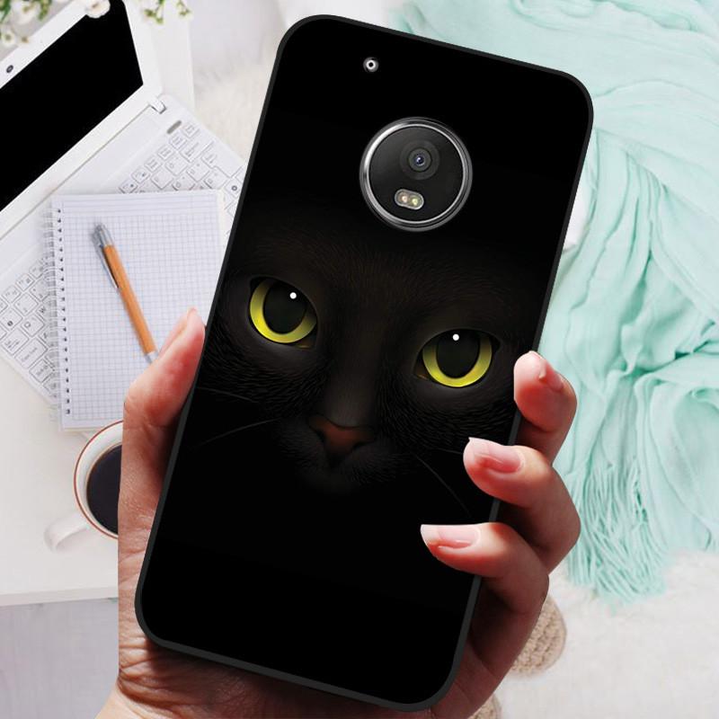 Pro Motorola Moto G5 Plus Pouzdro Černý Kryt Lev Vlk Silikonový Měkký Zadní Kryty Pro Moto G5 Plus Pouzdro Na Telefon G5+ Ochranný Kryt