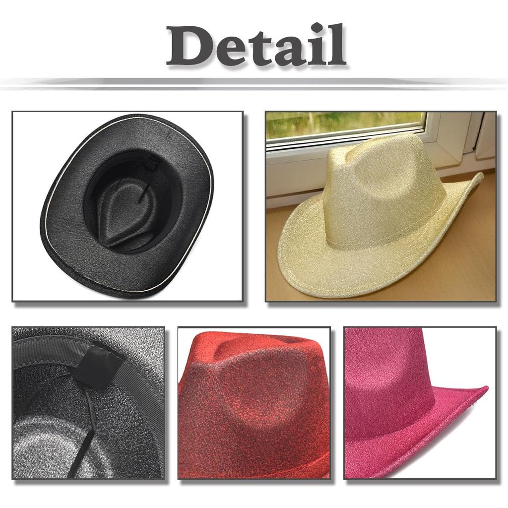 White Fang CZA687 Erkek ve Kadın için Batı Kovboy Şapkası (Gümüş)