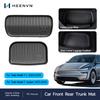 Heenvn For Tesla Model Y Juniper YL 2025 2026 Car Front&Rear Trunk Mats TPE Waterproof Anti-Slip Full Coverage Pads Accessories